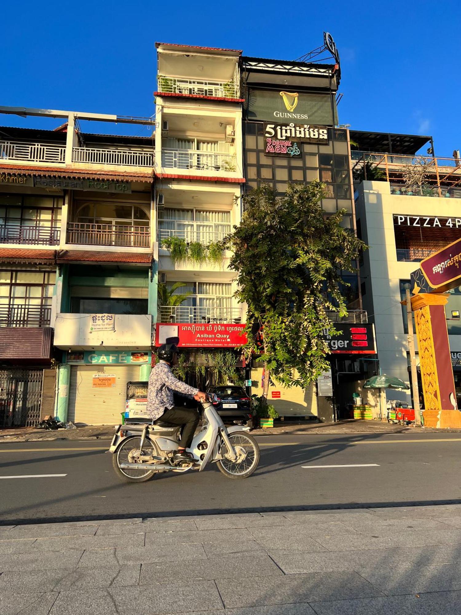 Asiban Quay Boutique Hotel Phnom Penh Exterior foto